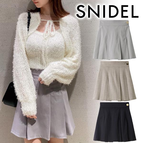 ＼期間限定30%OFF／即日発送 SNIDEL Sustainableプリーツスカショーパン SWF...