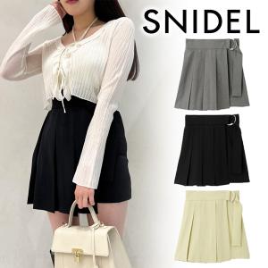 ＼期間限定20%OFF／即日発送 SNIDEL スナイデル ラップスカショ SWFP241215  24SS 2024春夏 キャンセル返品不可｜real-co