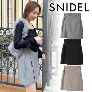 ＼期間限定10%OFF／即日発送/SNIDEL スナイデル ラップスカショーパン SWFP242047   24SS 2024春夏 キャンセル返品不可｜real-co