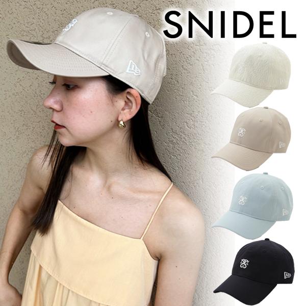 ＼期間限定10%OFF／予約商品/SNIDEL スナイデル NEWERAエンブレムキャップ SWGH...