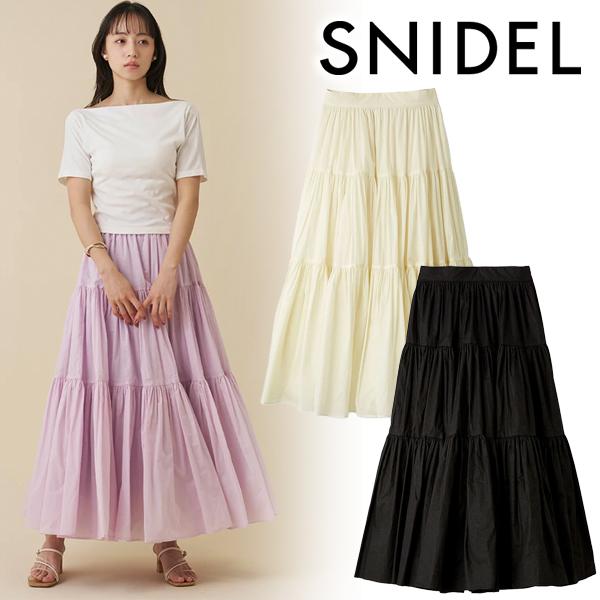 ＼期間限定15%OFF／即日発送(火曜除く)/SNIDEL スナイデル  ボリュームフレアスカート ...