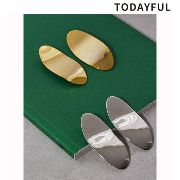 即日発送(火曜除く)/TODAYFUL トゥデイフル Oval Plate Pierce 12210...