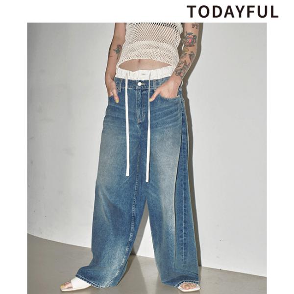 予約商品 TODAYFUL トゥデイフル /Layered Waist Denim 12411402...