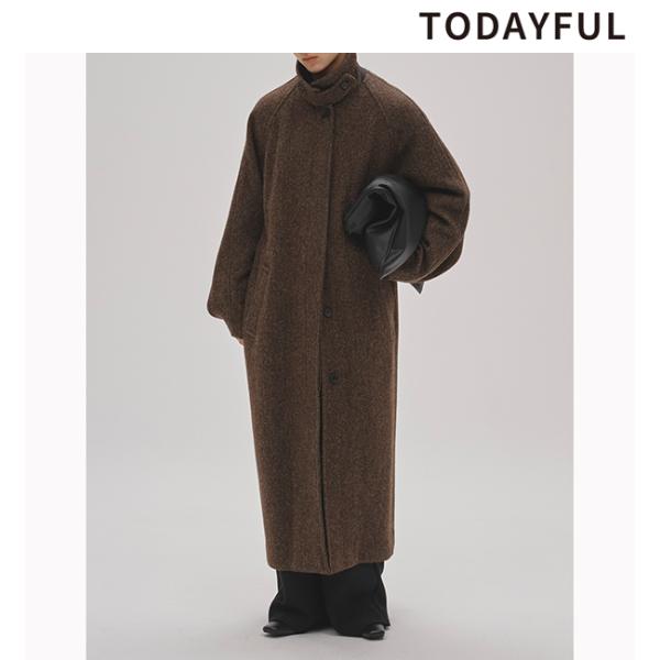即日発送/TODAYFUL トゥデイフル  Mixwool Raglan Coat 12420003...