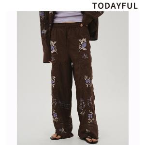 TODAYFUL トゥデイフル 2026springsummer ボトムス Embroidery
