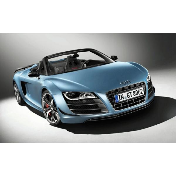 絵画風 壁紙ポスター (はがせるシール式) アウディ R8 GTスパイダー V10 5.2L 201...