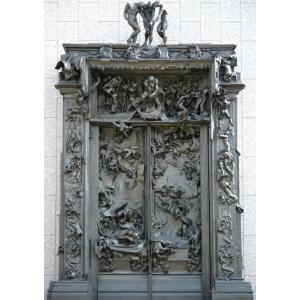 絵画風 壁紙ポスター (はがせるシール式) オーギュスト・ロダン 地獄の