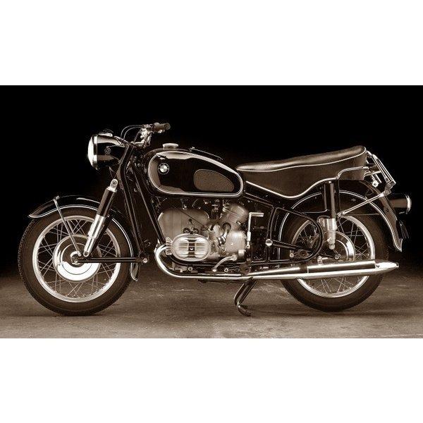 絵画風 壁紙ポスター (はがせるシール式) BMW R69S 1960-69年 ハイウェイキング バ...
