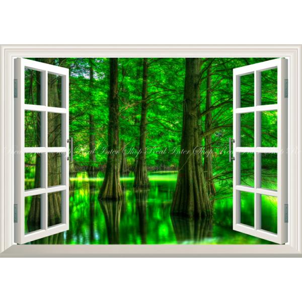 絵画風 壁紙ポスター (はがせるシール式) -地球の撮り方- 福岡の街中に現れた異世界 篠栗 落羽松...