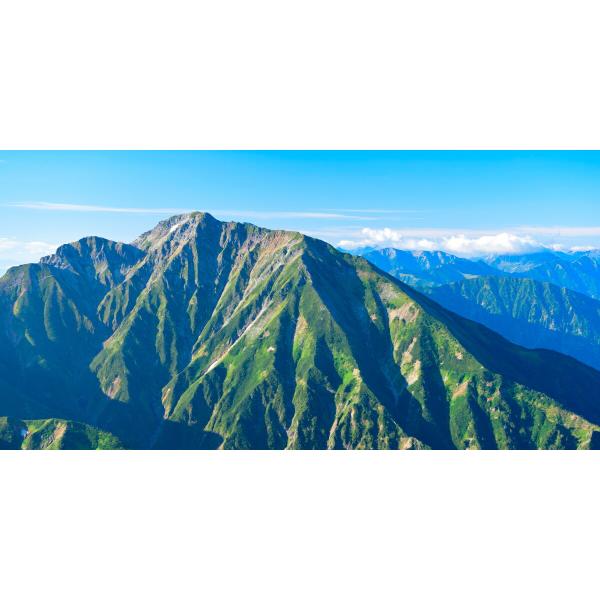 絵画風 壁紙ポスター (はがせるシール式) -地球の撮り方- 白馬三山の絶景と唐松岳登山 パノラマ ...