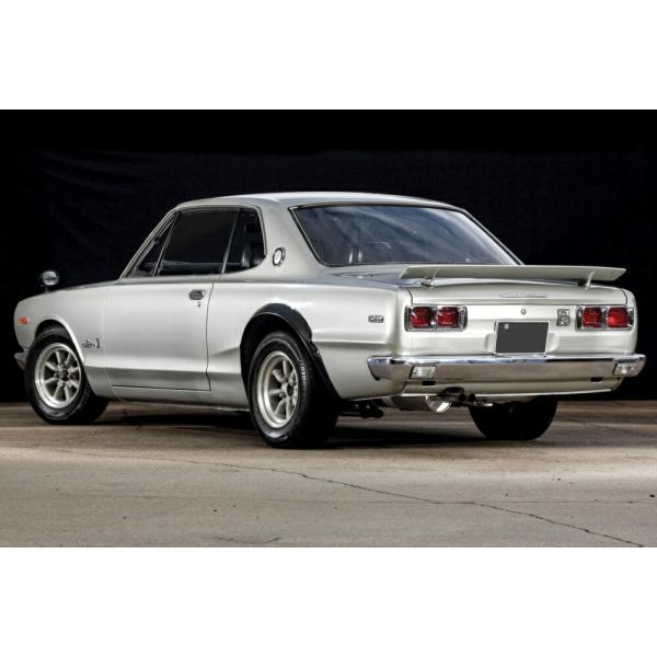 絵画風 壁紙ポスター (はがせるシール式) 日産 スカイライン 2000GT-R 初代 2ドアHT ...