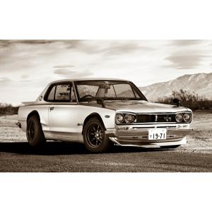 絵画風 壁紙ポスター (はがせるシール式) 日産 スカイライン GT-R R32