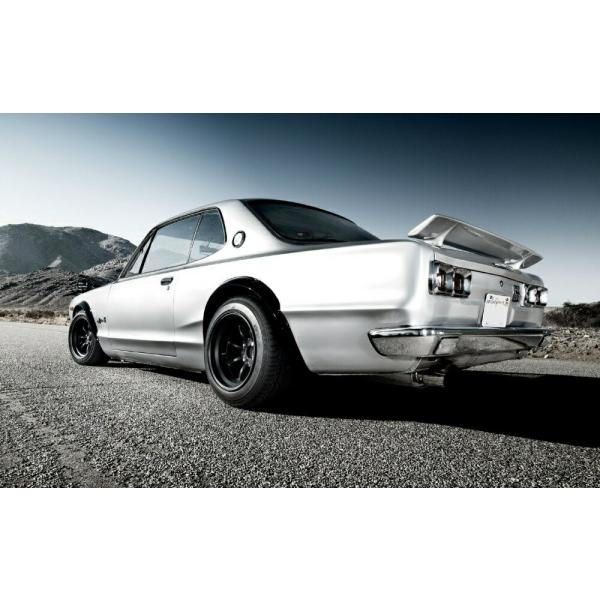 絵画風 壁紙ポスター (はがせるシール式) 日産 スカイライン 2000GT-R 初代 KPGC10...