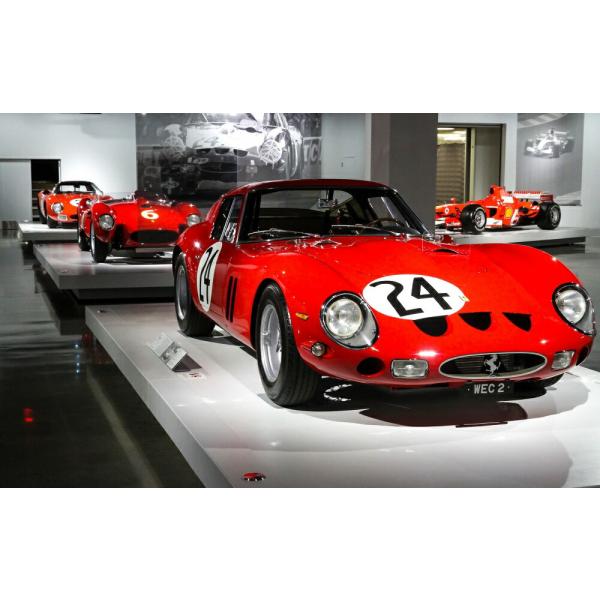 絵画風 壁紙ポスター (はがせるシール式) フェラーリ 250GTO 1962年 ピニンファリーナ ...