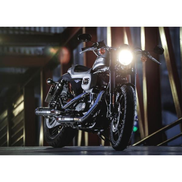 絵画風 壁紙ポスター (はがせるシール式) ハーレー ダビッドソン XL1200CV ロードスター ...