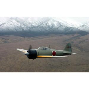 絵画風 壁紙ポスター (はがせるシール式) ゼロ戦 零戦52型 A6M5