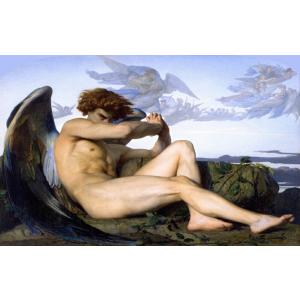 『堕天使』The Fallen Angel / アレクサンドル・カバネル 絵画 Amazon.co.jp: アレクサンドル・カバネル 堕天使 キャンバス絵画