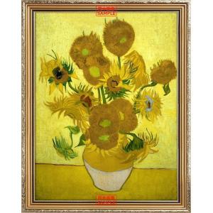 ★未使用品　78×58　ひまわりフィンセント ファン ゴッホ　ポスター★ 絵画風 壁紙ポスター【フルサイズ版】 フィンセント ファン ゴッホ