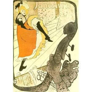 絵画風 壁紙ポスター【フルサイズ版】 ロートレック ディヴァン