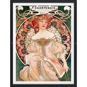 絵画風 壁紙ポスター【フルサイズ版】 アルフォンス・ミュシャ 夢想