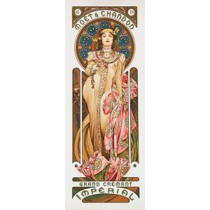 ミュシャ 浮気女 1899年 額縁つき アート 絵画 【公式通販】