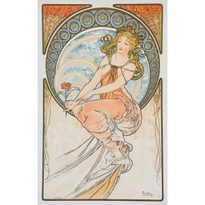 アルフォンス ミュシャ 絵画 ポスター リトグラフ グッズ 額 アート