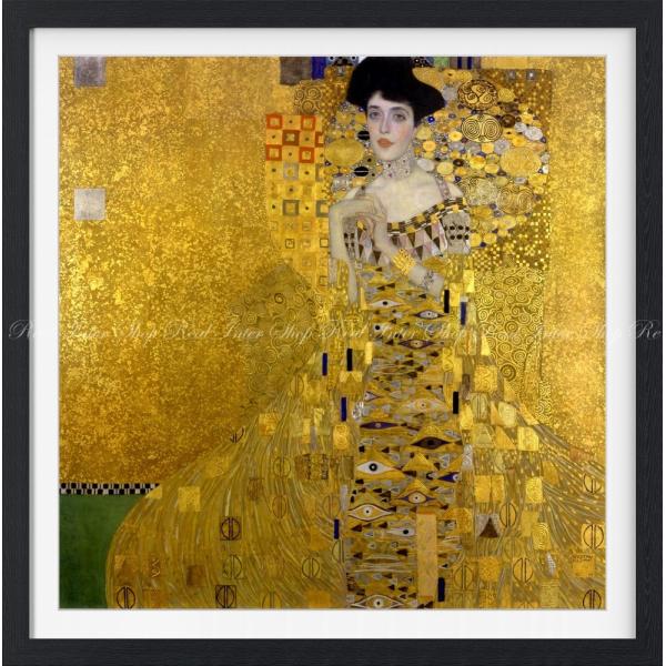 絵画風 壁紙ポスター  グスタフ・クリムト アデーレ・ブロッホ＝バウアーの肖像 I 1907年 ノイ...