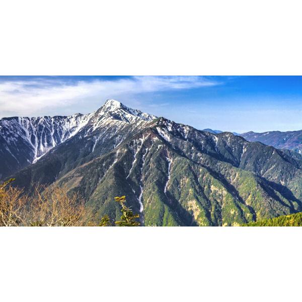 絵画風 壁紙ポスター (はがせるシール式) 北岳 日本第二の高峰 南アルプス 赤石山脈 キャラクロ ...