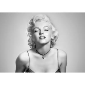 絵画風 壁紙ポスター (はがせるシール式) マリリン モンロー Marilyn Monroe モノク...