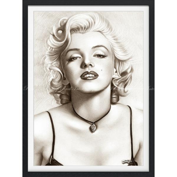 絵画風 壁紙ポスター (はがせるシール式) マリリン モンロー Marilyn Monroe アート...