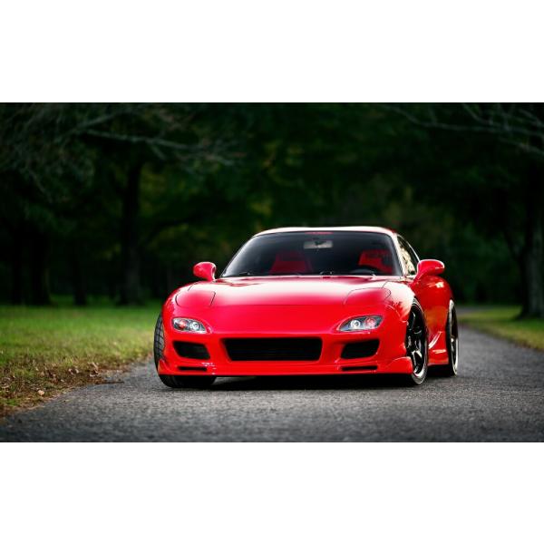 絵画風 壁紙ポスター (はがせるシール式) マツダ RX-7(3代目)FD3S型 アンフィニ RX-...