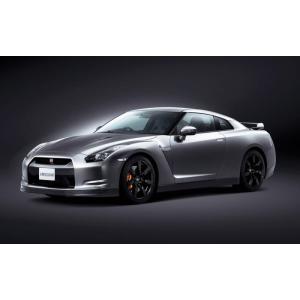 絵画風 壁紙ポスター (はがせるシール式) 日産 GT-R R35 前期型 2008年 シルバー キ...