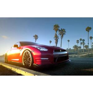 絵画風 壁紙ポスター (はがせるシール式) 日産 GT-R R35 中期型 2010年 赤 AT キ...