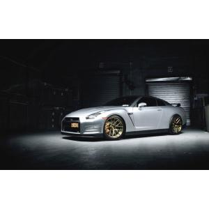 絵画風 壁紙ポスター (はがせるシール式) 日産 GT-R R35 中期型 カスタム 2014年 キ...