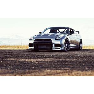 絵画風 壁紙ポスター (はがせるシール式) 日産 GT-R R35 中期型 カスタム チューニングカ...
