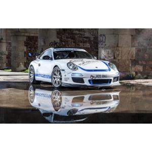 絵画風 壁紙ポスター (はがせるシール式) ポルシェ 911 GTS 997型 2014年 キャラク...