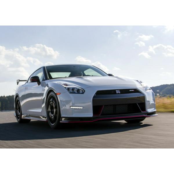 絵画風 壁紙ポスター (はがせるシール式) 日産 GT-R NISMO R35 Bホワイトパール 2...