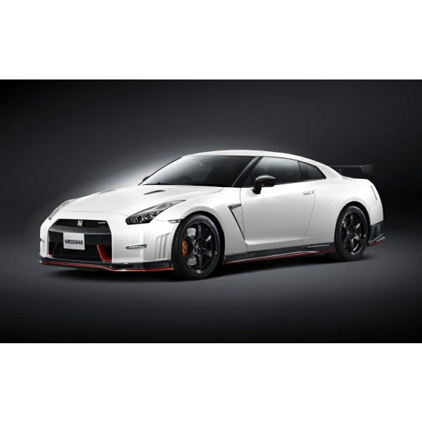 絵画風 壁紙ポスター (はがせるシール式) 日産 GT-R NISMO R35 Bホワイトパール 2...