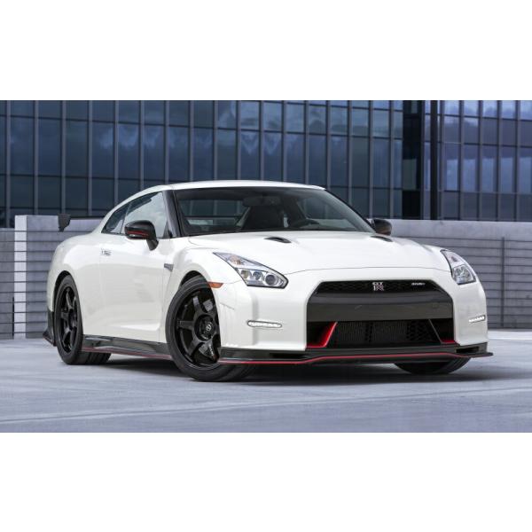 絵画風 壁紙ポスター (はがせるシール式) 日産 GT-R NISMO R35 Bホワイトパール 2...