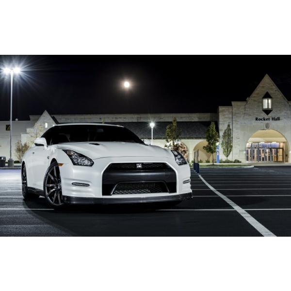 絵画風 壁紙ポスター (はがせるシール式) 日産 GT-R NISMO R35 US仕様 Bホワイト...