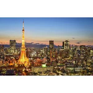 絵画風 壁紙ポスター (はがせるシール式) 横浜 みなとみらい 夜景 MM21