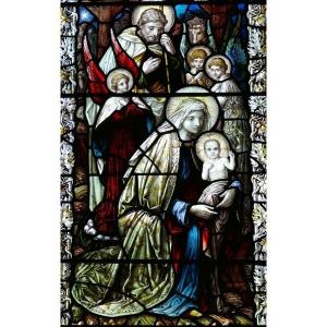 絵画風 壁紙ポスター (はがせるシール式) ステンドグラス