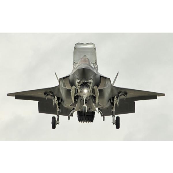絵画風 壁紙ポスター (はがせるシール式) ステルス戦闘機 F-35B ライトニング2 JSF RA...