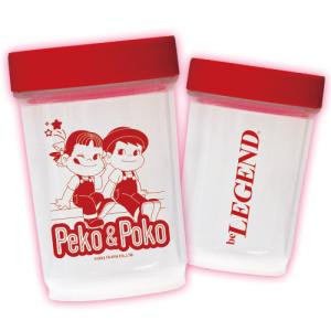 LINE新規登録で最大1000円オフ ペコ＆ポコ ダンベル シェイカー500ml（RED×CLEAR）プロテイン シェーカー