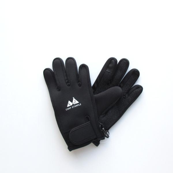 CAMP STAMPLE キャンプスタンプル ネオプレーン防風グローブ 手袋 L(9-10才) スマ...