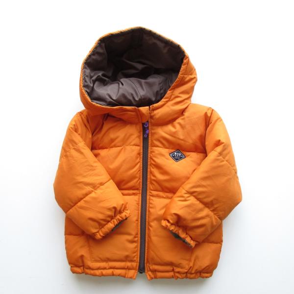 SALE 50%OFF アウター F.O.KIDS ふわ軽リバーシブルアウター オレンジ 100cm...