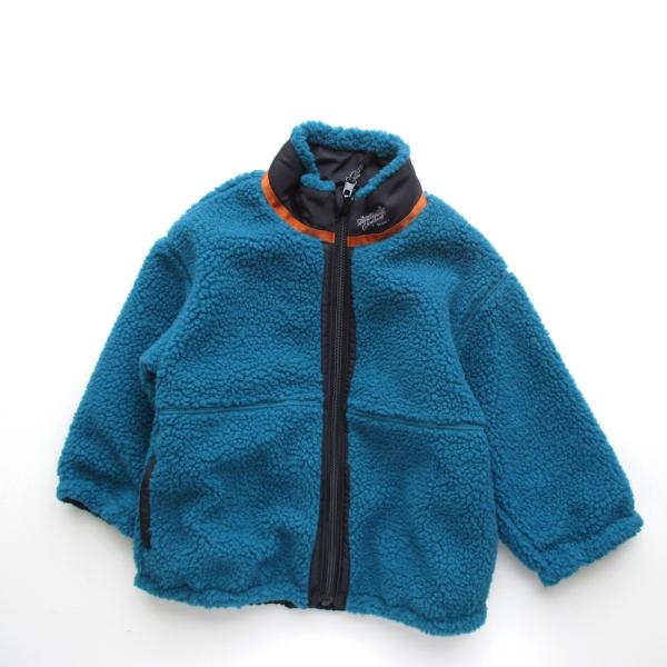 SALE 50%OFF ジャケット アウター F.O.KIDS リバーシブルボアジャケット ブルー ...