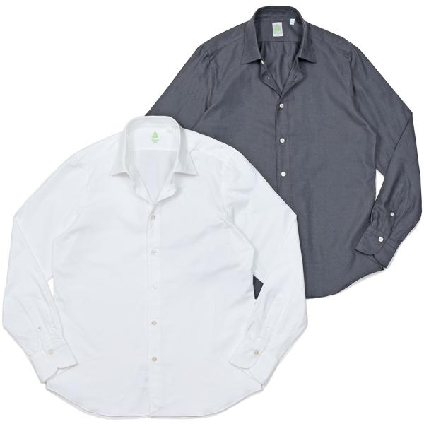 Finamore（フィナモレ）VITTORIO/BALI コットンライトフランネル セミワイドカラー...