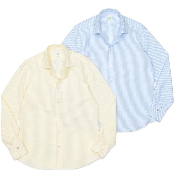 Finamore（フィナモレ）VITTORIO/BALI コットンオックス ロンドンストライプ セミ...