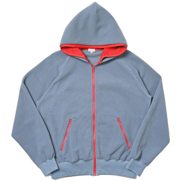 Scye サイ ポーラテック サーマルプロ フリース ダブルフーディー ジップアップ パーカー